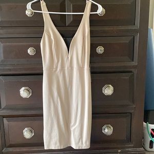Lulus tan bodycon dress